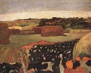 Paul Gauguin The Hayricks (mk07) china oil painting reproduction